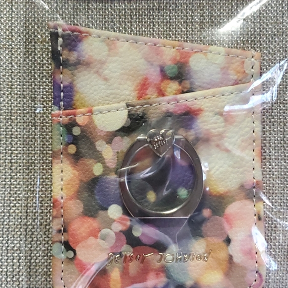 Betsey Johnson stick on phone ring wallet. NWT - Picture 3 of 6